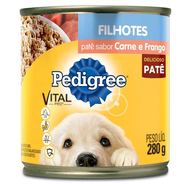 Pedigree Lata Patê Sabor Carne e Frango